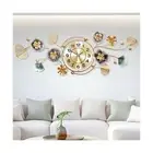 Large Wall Clock,Clock for Living Room,with Silent Movement and Rotatable Dia...