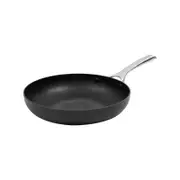 Gourmet Kitchen Meteore Non-Stick Frypan Black with Silver Handle 26cm