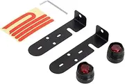 Left/Right Durable Battery Lights LED Light Universal Compatible With Xiaomi M365 Pro Pro2 Vehicle Driving Warning Flashing Light At Night Scooter accessories(Black)