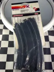 AFX 8624 Curve Track 9" X 1/8" NIP NEW. YOU GET 2 TRACKS HO Scale Slot Car Track