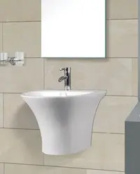 在飛比找Yahoo!奇摩拍賣優惠-FUO衛浴: 50X48X41公分 一體成型 壁掛式 陶瓷面