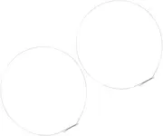 HOMSFOU Replacement Clamp Rings for Washing Machine Door Seal Stainless Steel Front Load Washer Door Prop Leak Protection