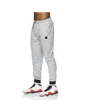 AND1 Mens Gray Durable Fleece Lined Dribble Jogger Size 2XL