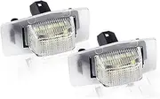 MKVAXR 2Pcs White LIGHT License Plate Light Number Plate Lamp, for Ford, Escape Mariner, for Mazda, Protege MPV Tribute MX 5 Miata Car Number Plate Light