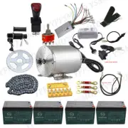 48V 1800W Electric Brushless Motor Throttle Grips Pedal Kits for Go Kart Scooter