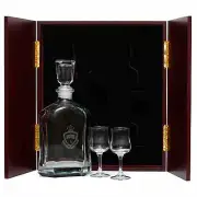 ADFA Decanter & Glasses in Display Case