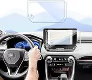 2pcs 2025 2024 Toyota RAV4 Screen Protector RAV4 2024 Accessories 2025 2024 2023 Toyota RAV4 (Hybrid) XLE Premium/Adventure/TRD Off-Road/Limited/XSE 10.5 Inch Tempered Glass Screen Protector 2025 Rav4