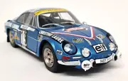 Solido 1/18 Alpine A110 1600S Monte Carlo Rally 1976 #19 Diecast Scale model car