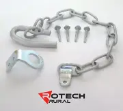 Farm Gate Latch Kit Screw On or Weld On - 350mm Chain Rotech SCLK350