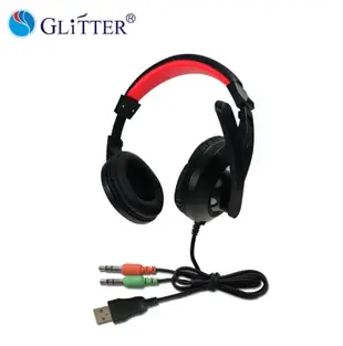 頭戴式炫光電競耳麥 耳機麥克風 適用 電腦耳麥 電腦耳機 全罩式耳機 耳罩式耳機 (10折)
