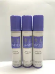 Lot of 3 Yardley English Lavender 2.6 oz/75 ml Refreshing Body Spray, As Imaged