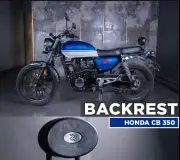 "NEW BACKREST, BLACK" FIT FOR HONDA CB350