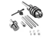 Live Tailstock Drill Chuck Kit with Reversing Adapter for Woodturning Lathe MT2