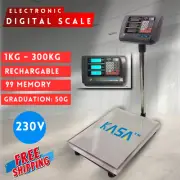 KASA 300KG Electronic Digital Platform Scales Postal Market Shop Scale