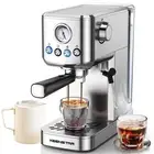 Espresso Machine, 20 Bar Cold Brew Espresso Maker with Milk Frother Steam Wan...