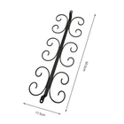 Wine Glass Rack Wall Mounted Wire Wine Glass Holder Stemware Drying NEW③
