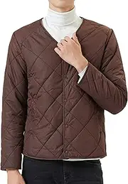 [JEShifangjiusu] Men'S Lightweight Packable Puffer Outwear Winter Jacket Insulated Puffy Coat For Snow Ski Hiking Travel