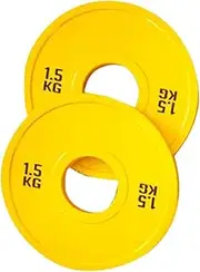 kowaku Weight Plates for Barbell, Steel Equipment Standard Dumbbell Plates Flexibility for Exercises Weightlifting, Bodybuilding