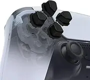 eXtremeRate Ergonomic Split Dpad Buttons (SDP Buttons) for PS5 Controller, Black Independent Dpad Direction Buttons for PS5, for PS4 All Model Controller