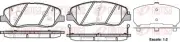 REMSA 1226.02 Brake Pad Set, disc brake for HYUNDAI,HYUNDAI (BEIJING),KIA,MAXUS,
