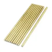 10Pc Brass 100mm x 3mm Round Rod Stock for RC Airplane Model
