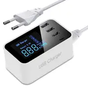 20W Type C Digital Display Intelligent Quick Charging HUB USB Charger Adapter For iPhone X XS Huawei P30 Xiaomi Mi9 S10+