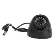 Black Surveillance Camera 1/3" Cmos 700tvl 24 Led Ir Cut 3.6mm Security Indoor Dome Cctv Camera