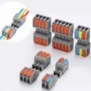 5Pcs Compact Wire Connectors Lever Conductor One-to-one Quick Terminal Block