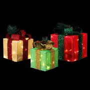 Jingle Jollys Christmas Lights Gift Box Set 3 PCS Xmas Light Decorations