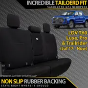 LDV T60 - GP4 Neoprene Rear Row Seat Covers (In Stock)