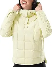 [CAMELSPORTS] Women's Lightweight Jacket Hooded Winter Coat Oversized Quilted Puffer Jacket Pullover Warm Jackets