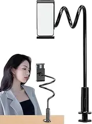 Riaisttd Bed Phone Holder | Bedside Phone Stands | Gooseneck Arm 360-Degree Adjustable Clamp Bracket for Treadmill Nightstand Pillow Kitchen