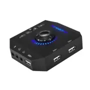 Multi-port Computer USB Sound Card 7.1 Channel Audio Converter Audio Interface