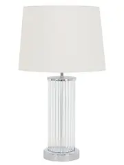 Sullivan Round 1 Light Table Lamp in Chrome