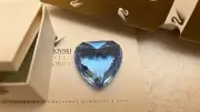 Swarovski Crystal Heart Blue 1997 Renewal SCS Club brand new with box