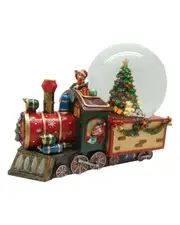 Christmas Train Musical Snow Globe 20cm