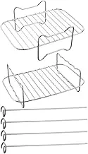 TIDTALEO 1 Set Multi Functional Air Fryer Grill Rack with Steaming and Grill Needles for Indoor Cooking Household Steaming and Grilling Needs