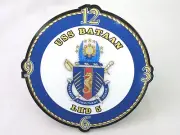 7" Clock Face US Navy USN Ship USS Bataan LHD-5 Badge