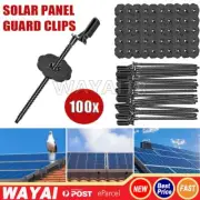 Professional Solar Panel Mesh Clips for Weld Mesh Pigeon Bird Proofing x 100pcs