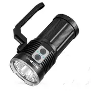 Powerful Led Flashlight Rechargeable, Max 13000 High Lumen Flashlight IPX8 Wa...
