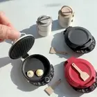 Dollhouse Mini Kitchen Model Electric Pancake Maker Kids Furniture Items Toy _ga