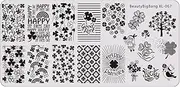 Ipetboom Saint Patrick's Day Nail Decoration Templates Reusable Stencils for Creative Manicure Pattern Nail and Enthusiasts Easy to Clean and Store