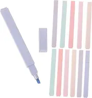 BCOATH 12Pcs Highlighter Pens Soft Tip Book Markers for Note Taking Journaling and Scrapbooking Smooth Writing No Ink Leakage Vibrant Colors Comfortable Grip
