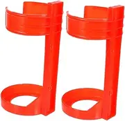 ULTECHNOVO Fire Extinguisher Bracket 2pcs Mounting Holder for Extinguisher Wall Mount Kit for Cars Homes Safety Essential