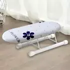 Portable Ironing Board Heat Resistant Cover with Folding Legs Removeable Thick