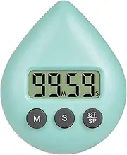 Shower Timer Waterproof for Kids,Adults New Digital with Suction Cup Energy Saver Digital Timer (Light Green)