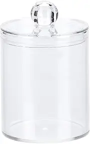 TOUISEDGI Acrylic Transparent Cotton Bud Holder Storage Case Organizer for Dresser [Storage Container]