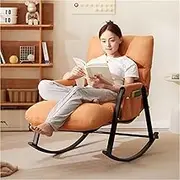 CADYNN Outdoor Comfy Rocking Chair Living Room Recliner Chair with Cushion and Extra Large Storage Bag,On Patio and Lawn and Camping