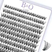 Lash Clusters 40D-14MM Cluster Lashes 280Pcs Eyelash Clusters Lashes D Curl Individual Lashes Cluster False Eyelash 0.07D Lash Extensions DIY Eyelash Extensions at Home (40D-0.07D,14MM)