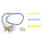 LED Street Lamps Wall Lamps With 10X Screw & 10 Resistance 10 Piece 1:87 20mA